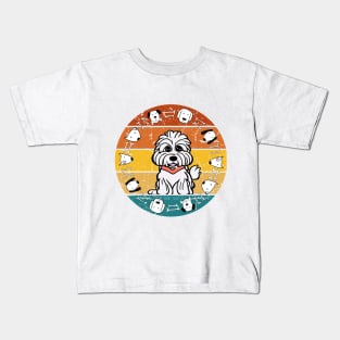 Maltipoo dog cute puppy friend Kids T-Shirt